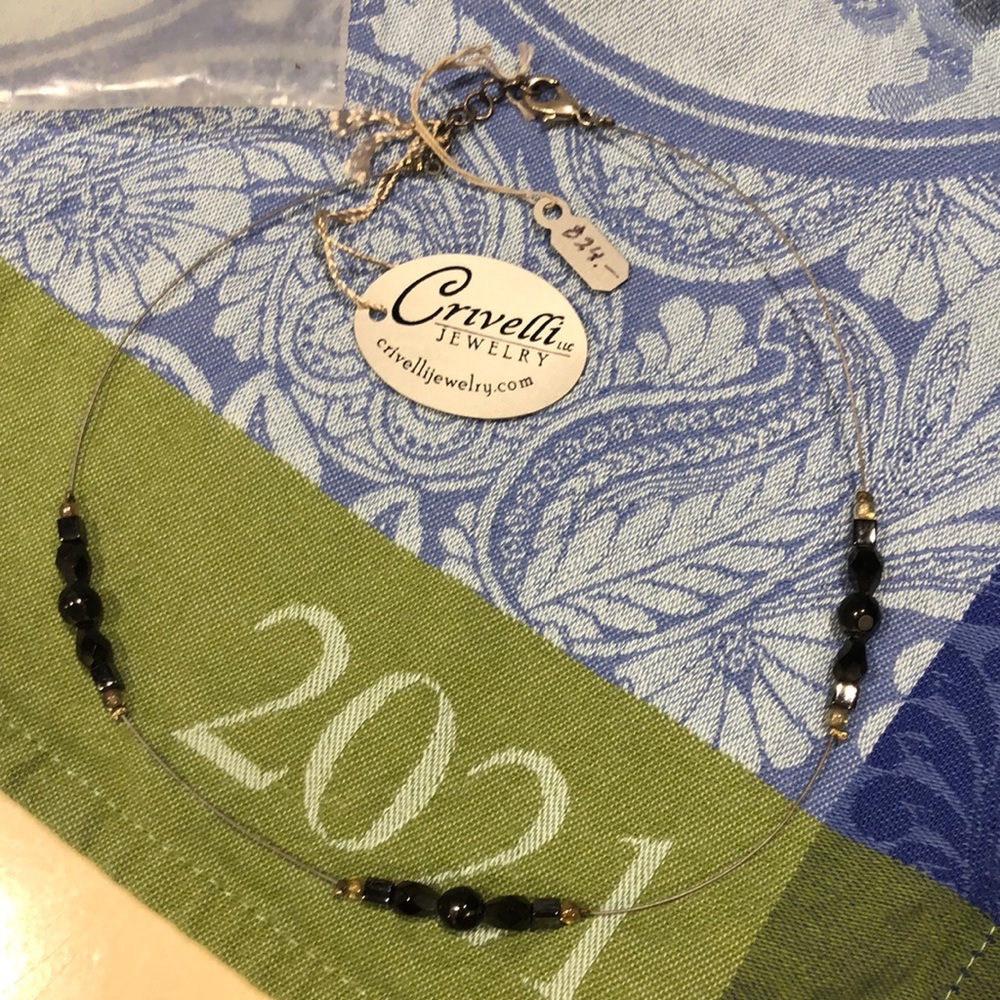 NWT Crivelli Murano Glass choker